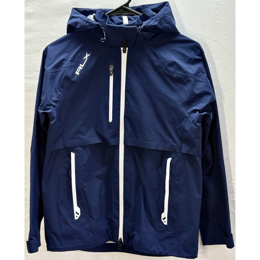 RLX Ralph Lauren Rainproof Golf Windbreaker Jacket Minimalist Gorpcore Sz XXS